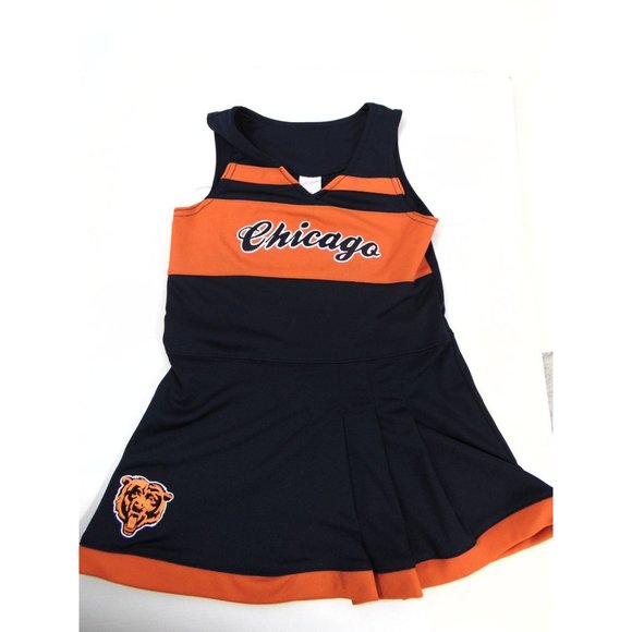 Other - Girls' Chicago Bears Cheerleading outfit Size 4t 3X V-Neck